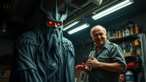 Парень из Иркутска создал реалистичную статую Саурона