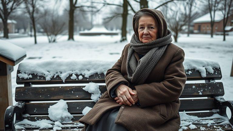 Пенсионерка чудом выжила после обрушения глыбы льда