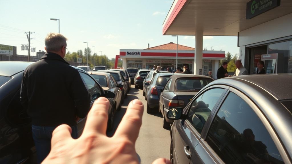 Поляки атакуют словацкие заправки из-за скачка цен на топливо