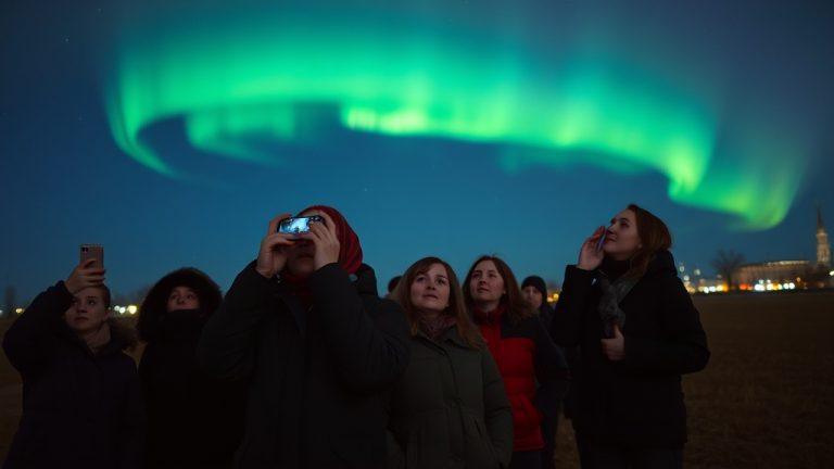 Полярное сияние в Подмосковье — редкое зрелище!