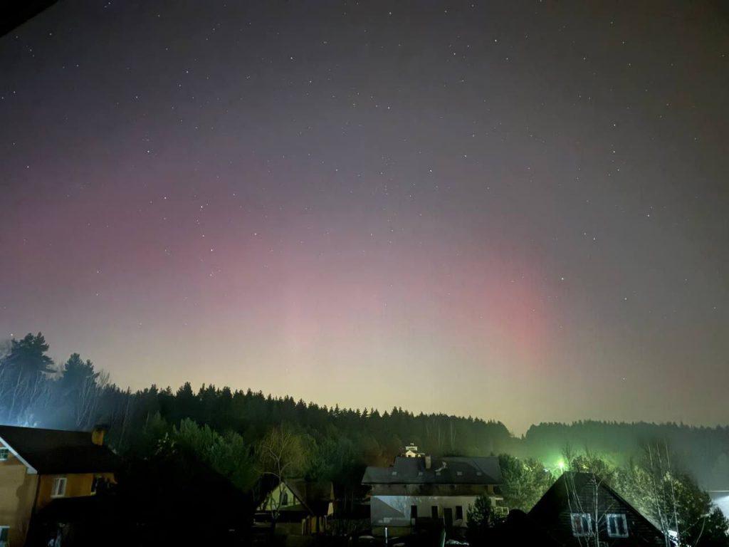 Полярное сияние в Подмосковье: уникальное космическое шоу