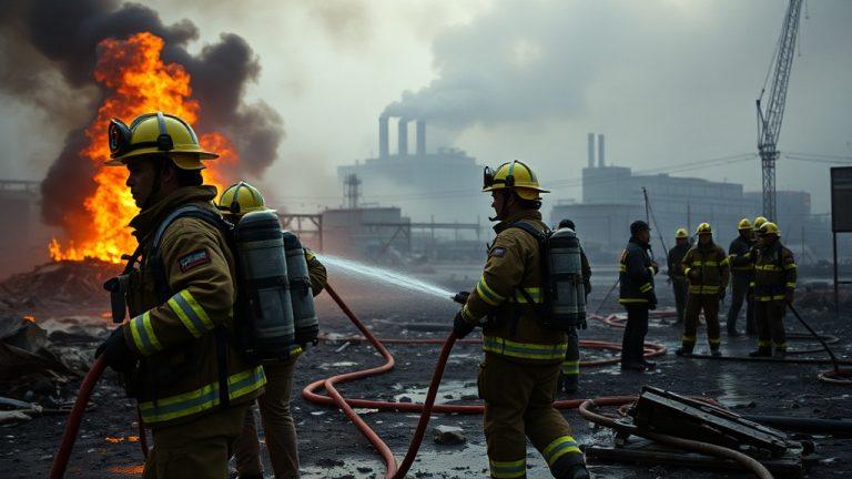 Пожар на заводе в Южной Корее: пострадали 50 человек