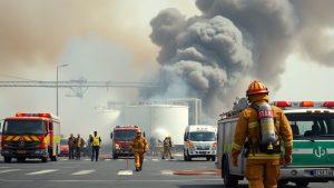 Пожар в аэропорту Дубая после удара Ирана: последствия