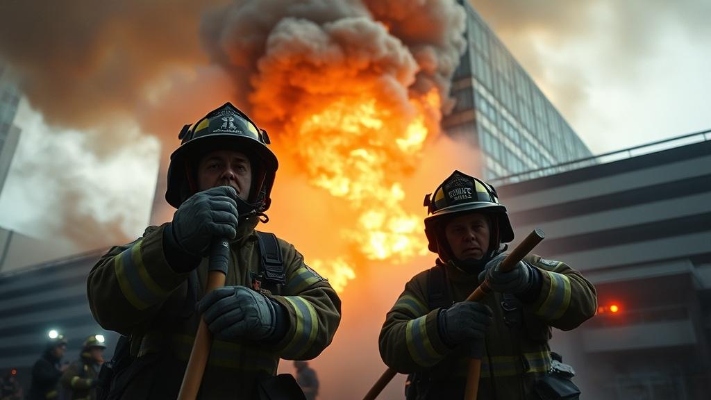 Пожар в бизнес-центре «Турас»: огонь не сдается