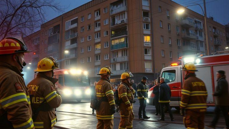 Пожар в Иркутске: 15 человек спасены благодаря МЧС