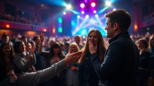 Предложение руки и сердца на концерте — трогательный момент