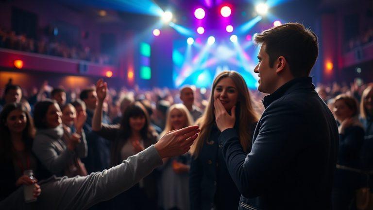 Предложение руки и сердца на концерте — трогательный момент