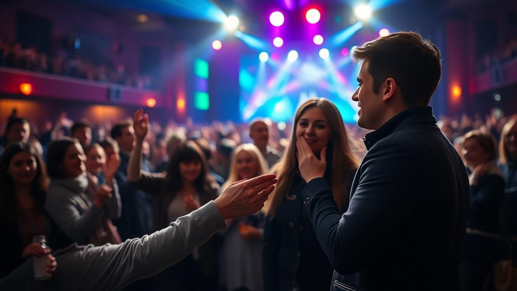 Предложение руки и сердца на концерте — трогательный момент