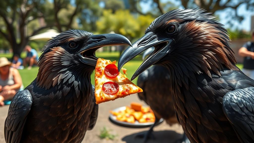 Птицы в Австралии воруют пиццу: новый этап урбанизации?