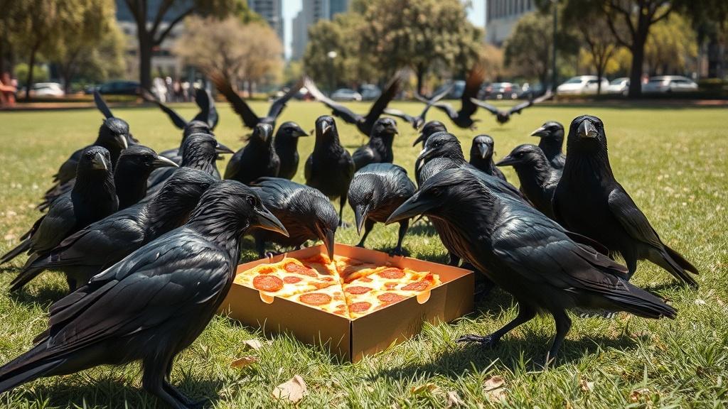 Птицы в Австралии воруют пиццу: новый этап урбанизации?