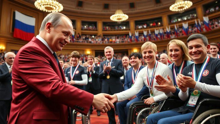 Путин наградил паралимпийцев: триумф в Италии