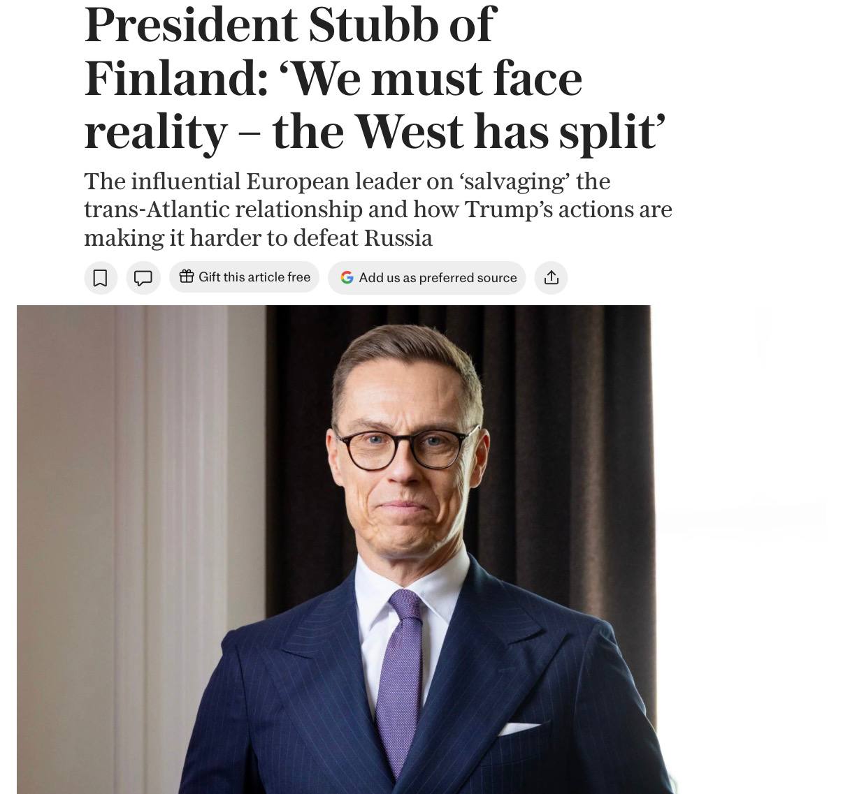 Раскол в западном альянсе: новые геополитические реалии