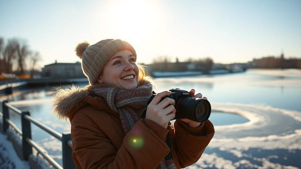 Редкое зрелище в Иркутске: гало и ледяной круг в одном кадре