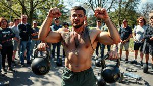 Рэп-качок Руслан: тренировки с Библией и гирями