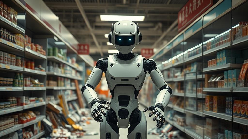 Робот-кассир устроил погром в магазине: бунт машин 2.0