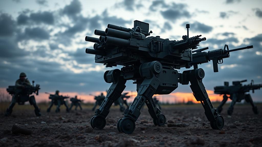 Роботы-курьеры на поле боя: новая эра военных технологий