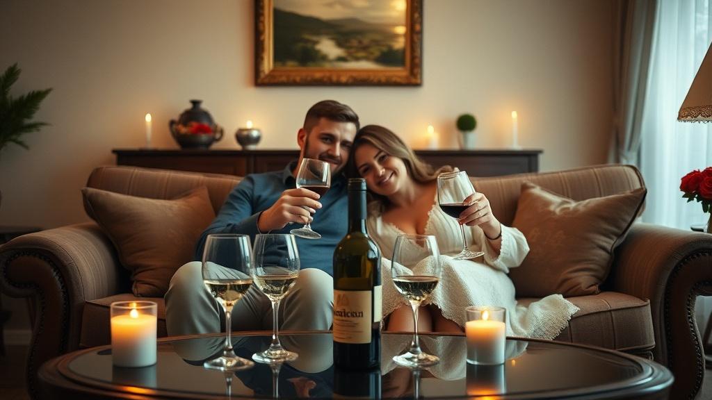 Романтический вечер с вином: идеи для влюбленных