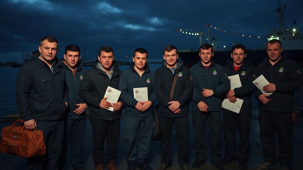 Российские моряки освобождены из египетской блокады