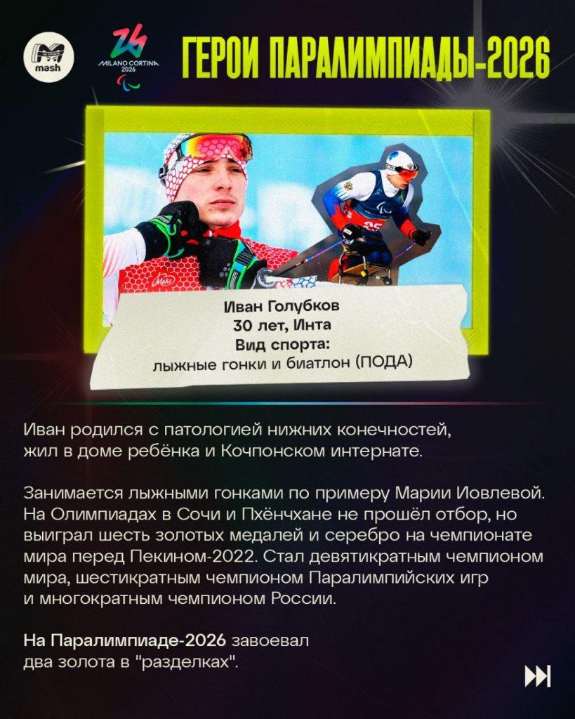 Россия: 6 спортсменов, 12 медалей на Паралимпиаде