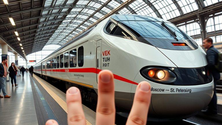 Россия запускает скоростные поезда: Москва–Петербург за 2 часа