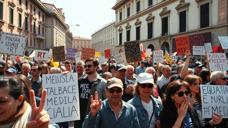 RT в Италии: рекордные показы и протесты в 2024 году