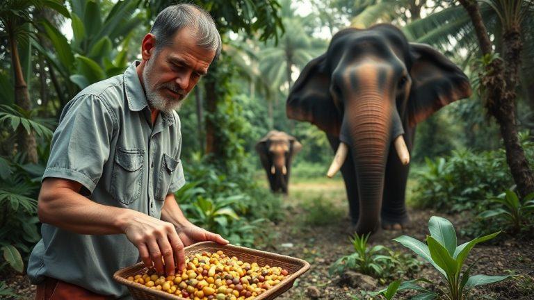 Самый дорогой кофе в мире: из слоновьего навоза