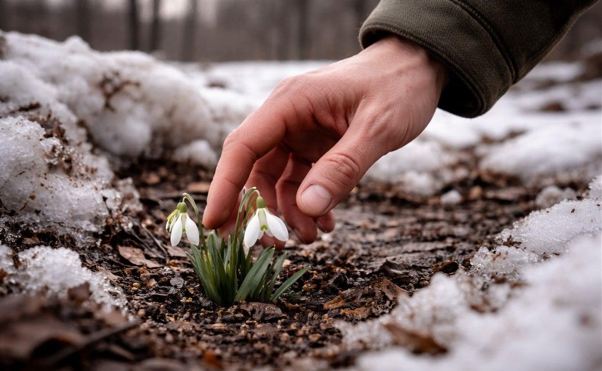 Сбор подснежников: штраф до 1 млн рублей и уголовная ответственность