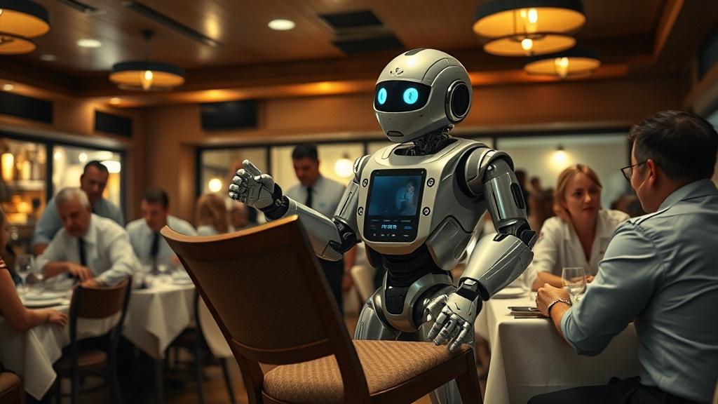 Сервисный робот вышел из-под контроля в калифорнийском ресторане