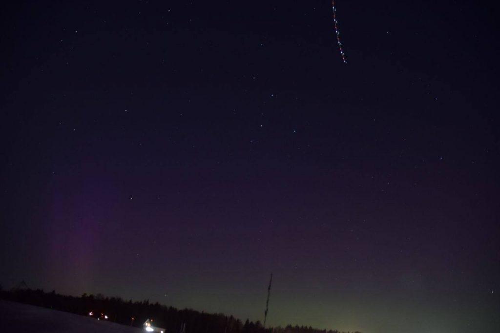 Северное сияние над Москвой — срочно смотрите!