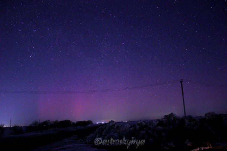 Северное сияние в Амурской области: редчайшее зрелище