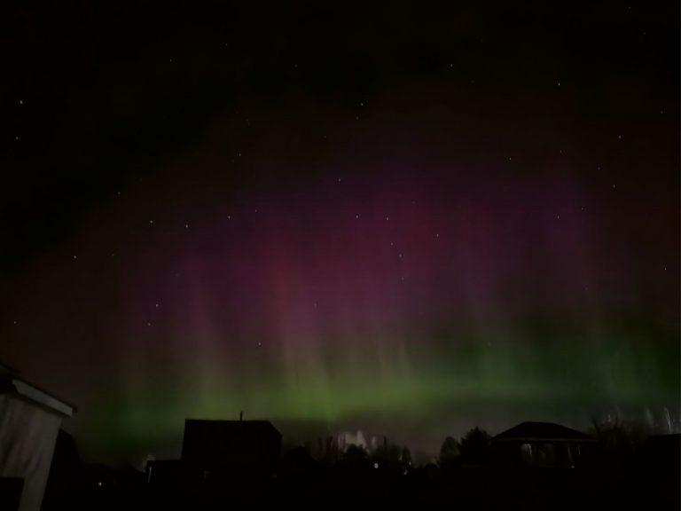 Северное сияние в Подмосковье: редкое зрелище!