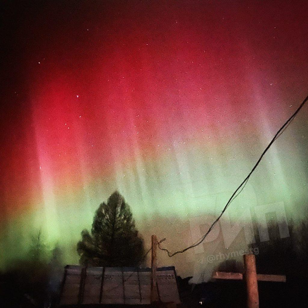 Северное сияние в Подмосковье: спешите увидеть!