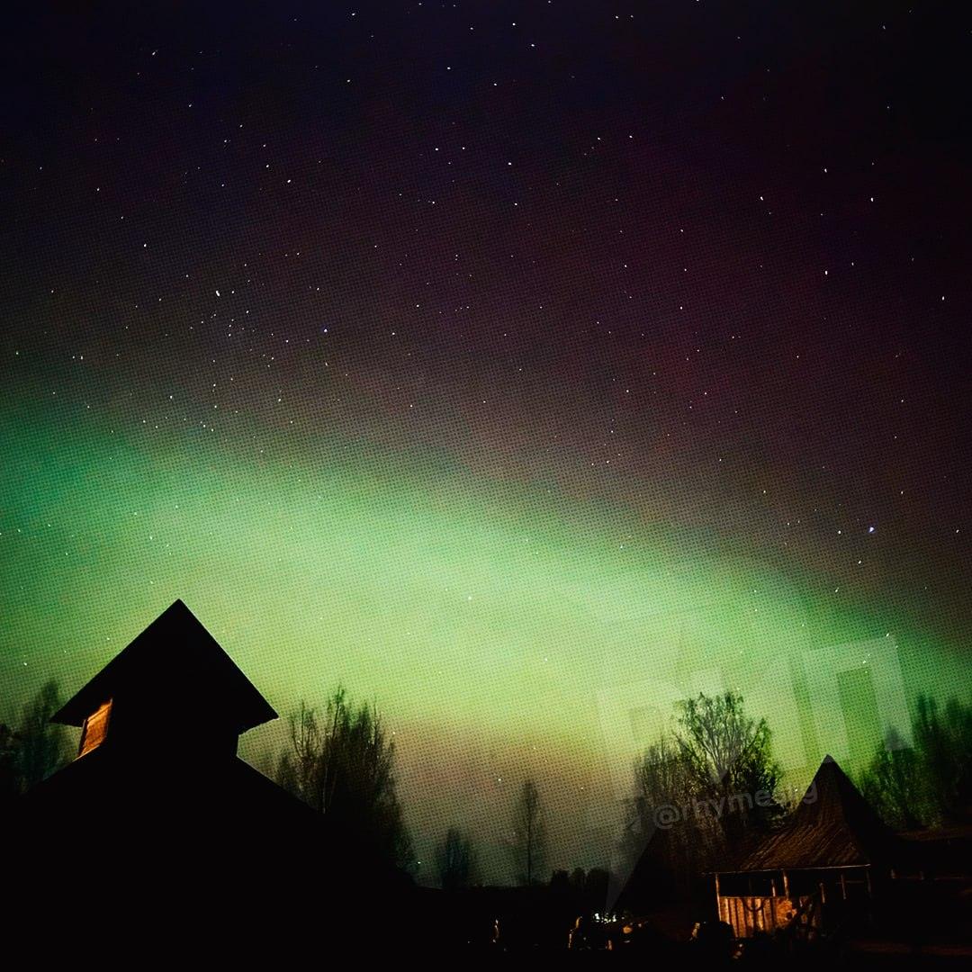 Северное сияние в Подмосковье: спешите увидеть!
