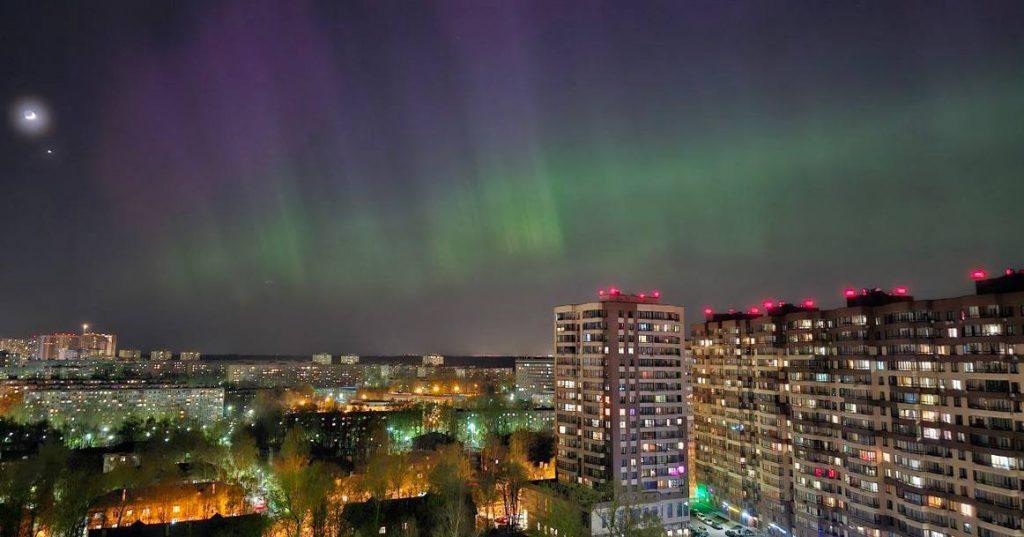 Северное сияние в Подмосковье: увидим сегодня ночью!