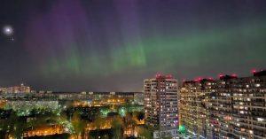 Северное сияние в Подмосковье: увидим сегодня ночью!