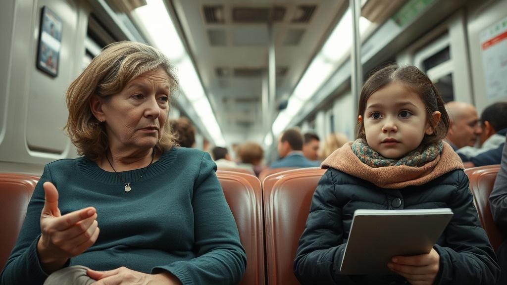 Скандал в метро: женщина против немой девушки