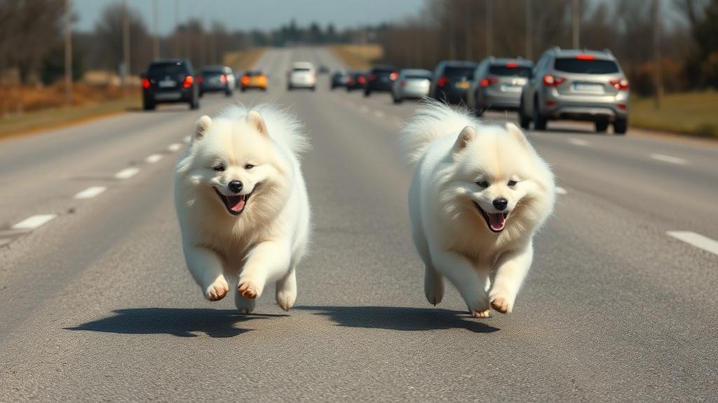 Собаки устроили хаос на подмосковной трассе!