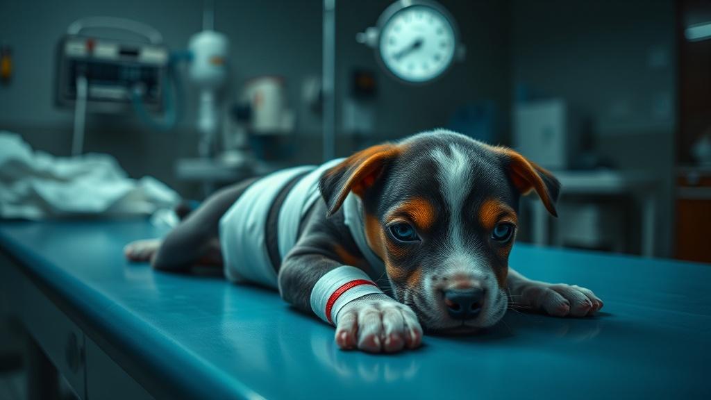 Спасти Нео: срочная операция для выживания щенка