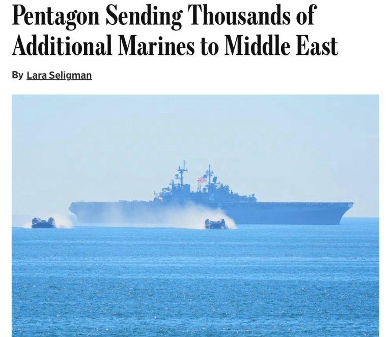 США усиливают военное присутствие на Ближнем Востоке