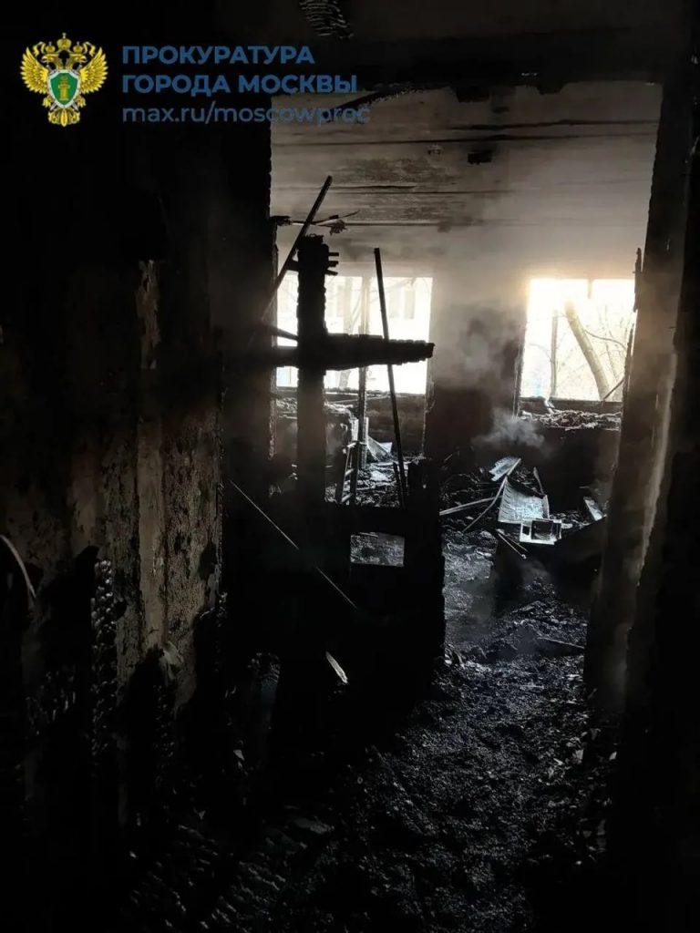 Трагедия в Москве: пожар в центре унес жизни трех человек