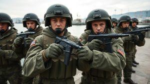 Учения в Сочи: гранатометание в акватории порта