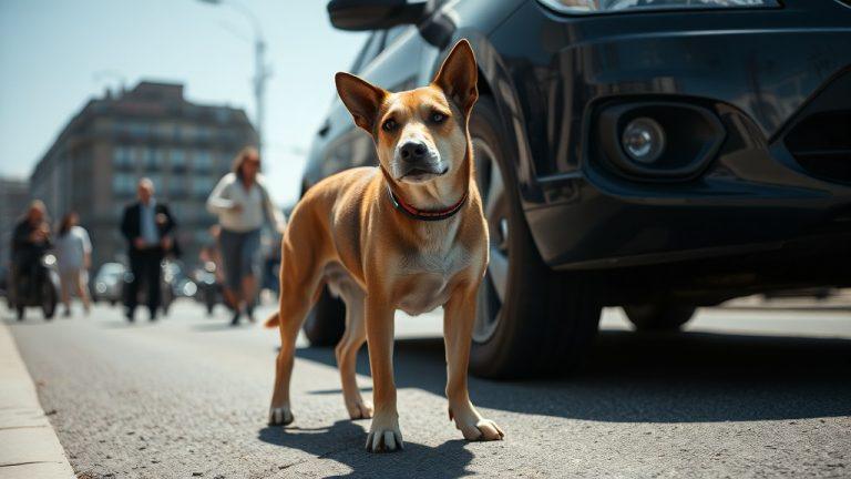 Упрямый пёс заблокировал турецкого водителя – видео