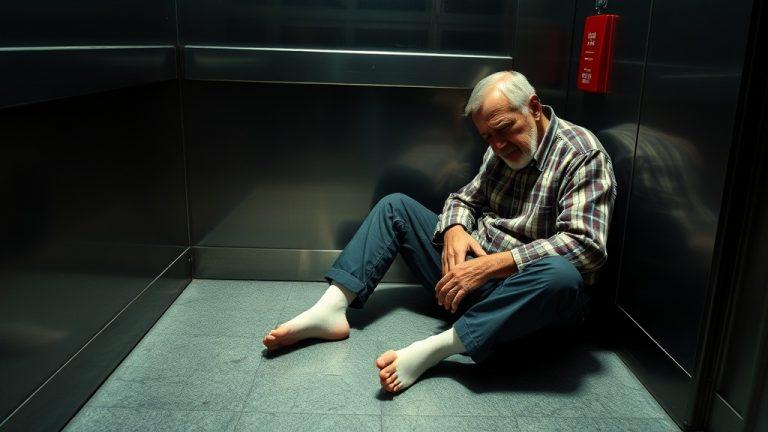 Ужас в лифте ЖК «Легенда»: мужчина едва не лишился ног