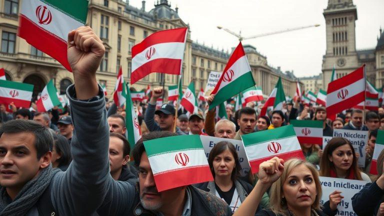 В Лондоне тысячи протестуют против бомбардировок Ирана