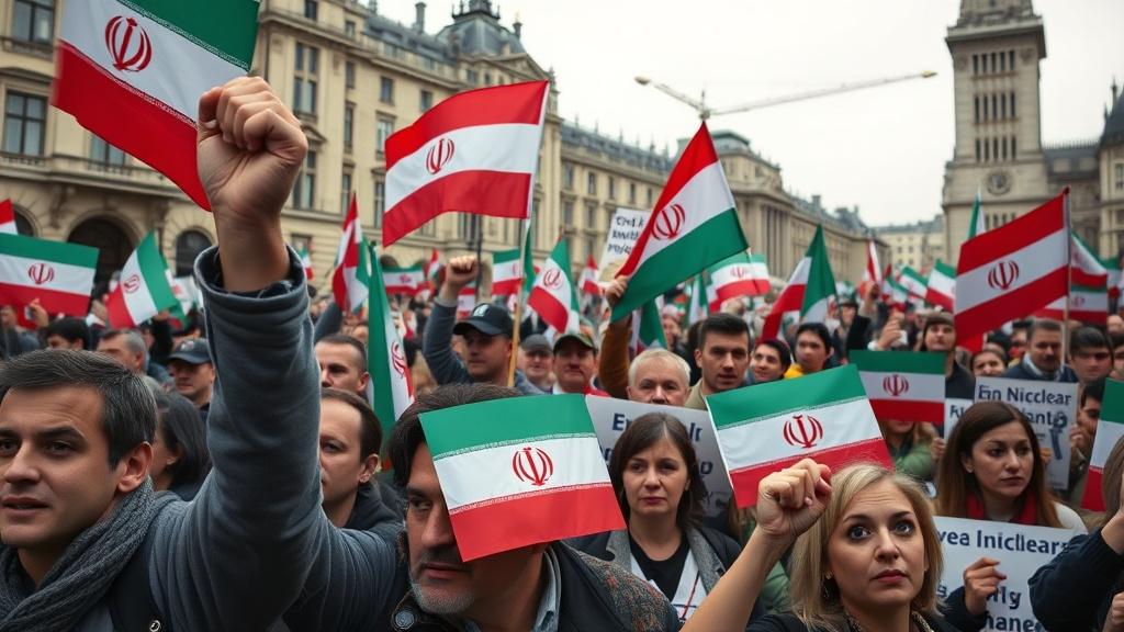 В Лондоне тысячи протестуют против бомбардировок Ирана