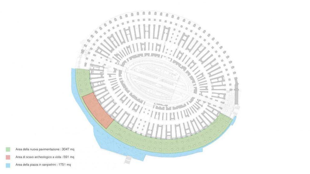 В Риме восстановили входную зону Колизея: новые артефакты найдены