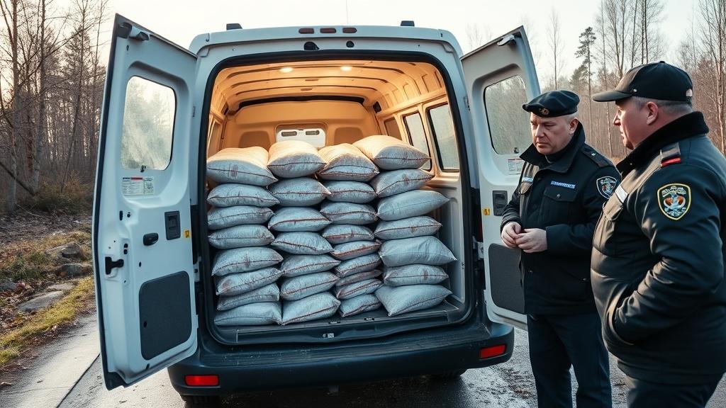 В Слюдянке нашли 2,5 тонны незаконной рыбы в машине