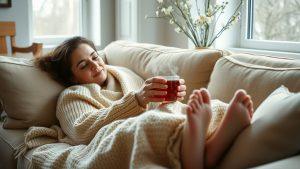 Весенний уют: идеальный день для отдыха дома