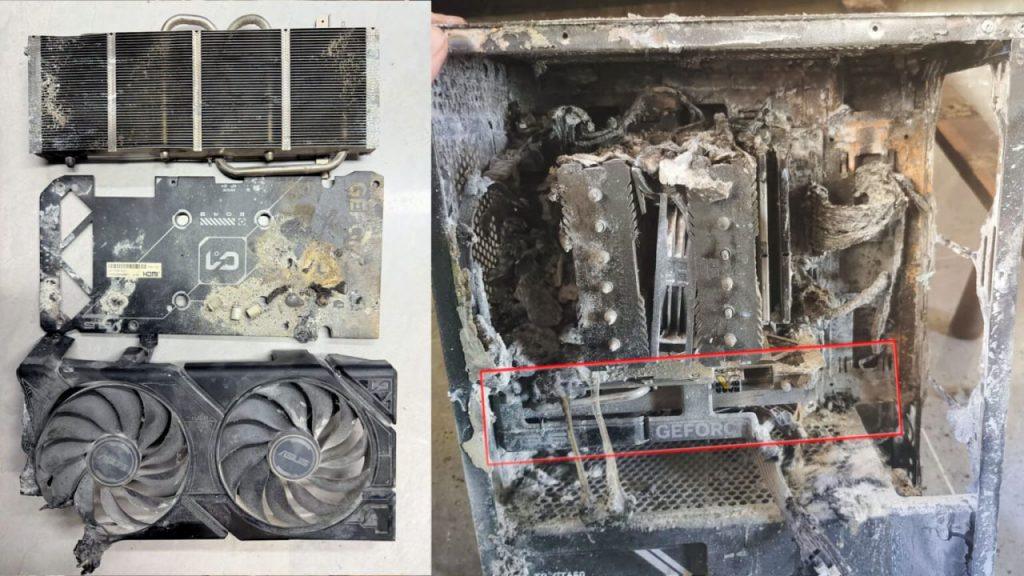 Видеокарта ASUS RTX 4060 ожила после пожара!