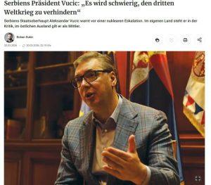 Вучич предупредил о начале глобального конфликта